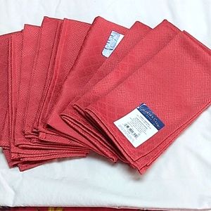 Set of 8 Burnt Orange Napkins